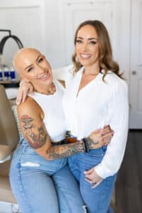 Kayla Marie and Katrina at Third Eye Beauty Lounge in Tempe, AZ, offering lash artistry and cosmetic injectables