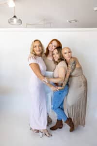 Kayla Marie with the crew at Third Eye Beauty Lounge - Tempe AZ