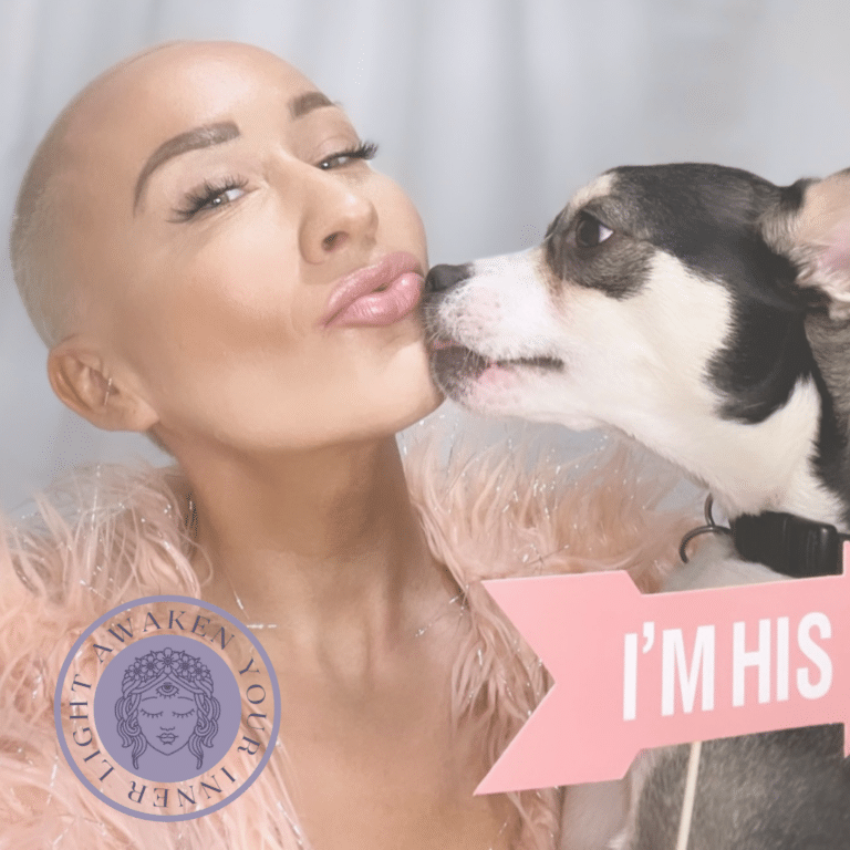 Meet Kayla Marie and her adorable dog, Pluto, at Third Eye Beauty Lounge in Tempe, AZ.