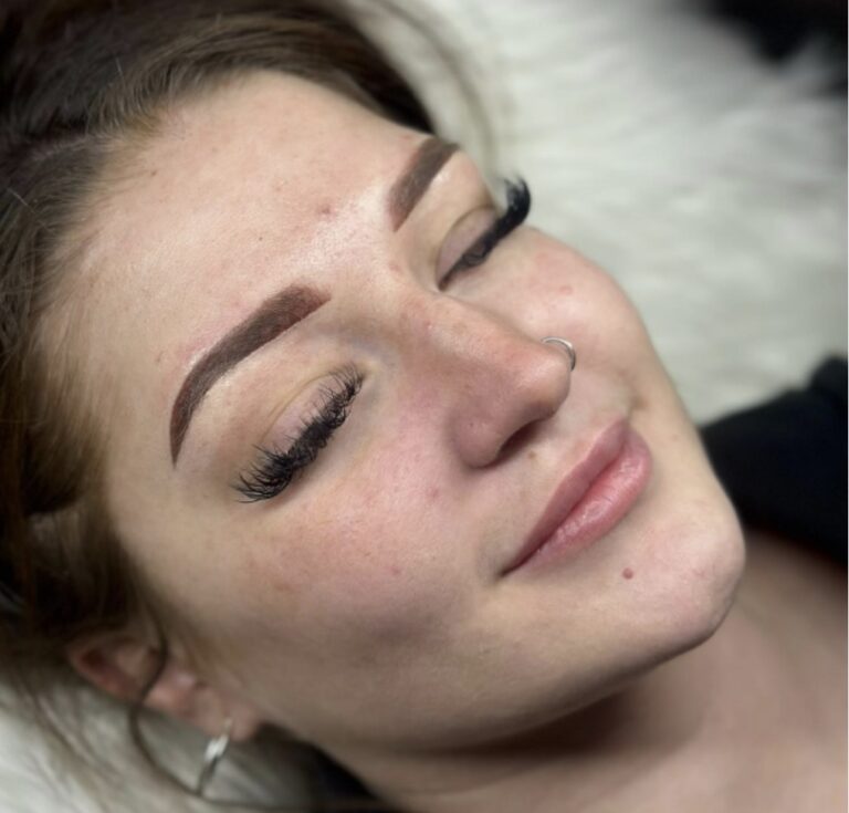 Ombre powder brows by Kayla Marie at Third Eye Beauty Lounge in Tempe, AZ