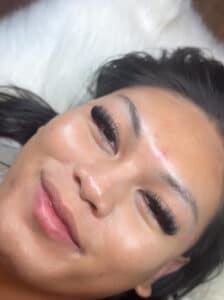 Kayla Marie creating a stunning mega lash set at Third Eye Beauty Lounge in Tempe, AZ