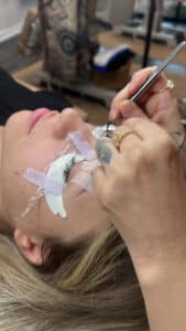 lash extensions application third eye beauty lounge tempe az