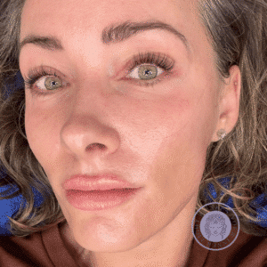 Close-up results of Korean lash lift using a TGA-free system in Tempe Arizona at Third Eye Beauty Lounge