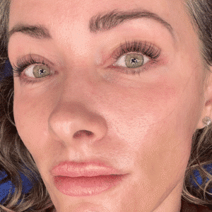 Close-up results of Korean lash lift using a TGA-free system in Tempe Arizona