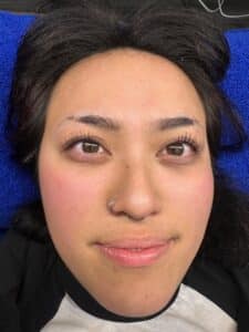 Results of Korean Lash Lift at Third Eye Beauty Lounge in Tempe, AZ